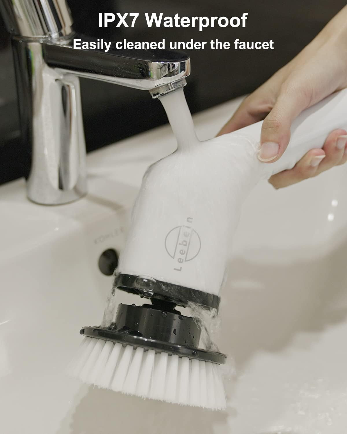Electric Spin Scrubber with 8 Brush Heads, For Easy Life