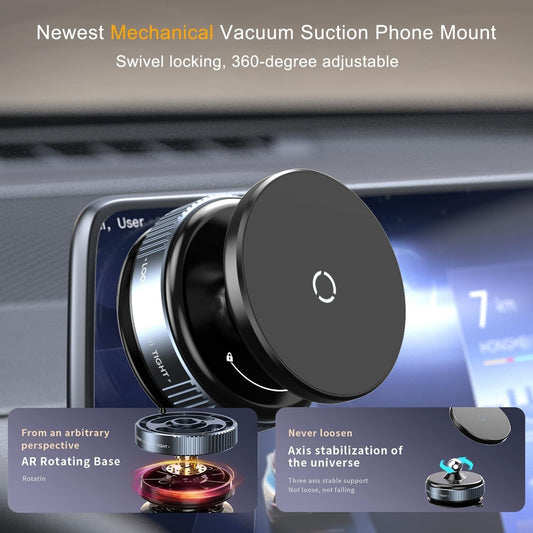 Magnetic Vaccum Car Phone Holder SKU: WB-UA1612